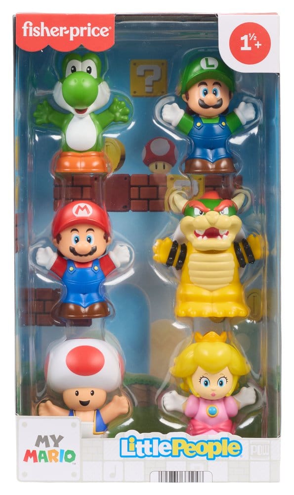 My Mario Little People Collector Minifiguren 6er-Pack 7 cm