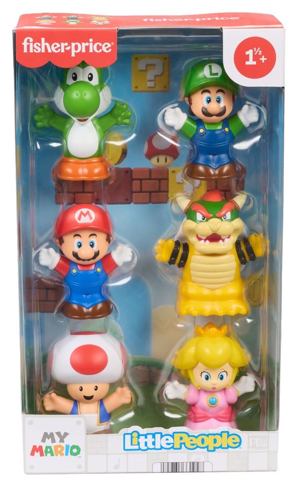 My Mario Little People Collector Minifiguren 6er-Pack 7 cm