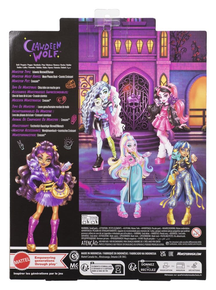 Monster High Puppe Clawdeen Wolf