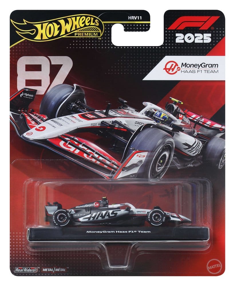 Formel 1 Hot Wheels Premium Die-Cast Fahrzeug 1/64 MoneyGram Haas F1 Team