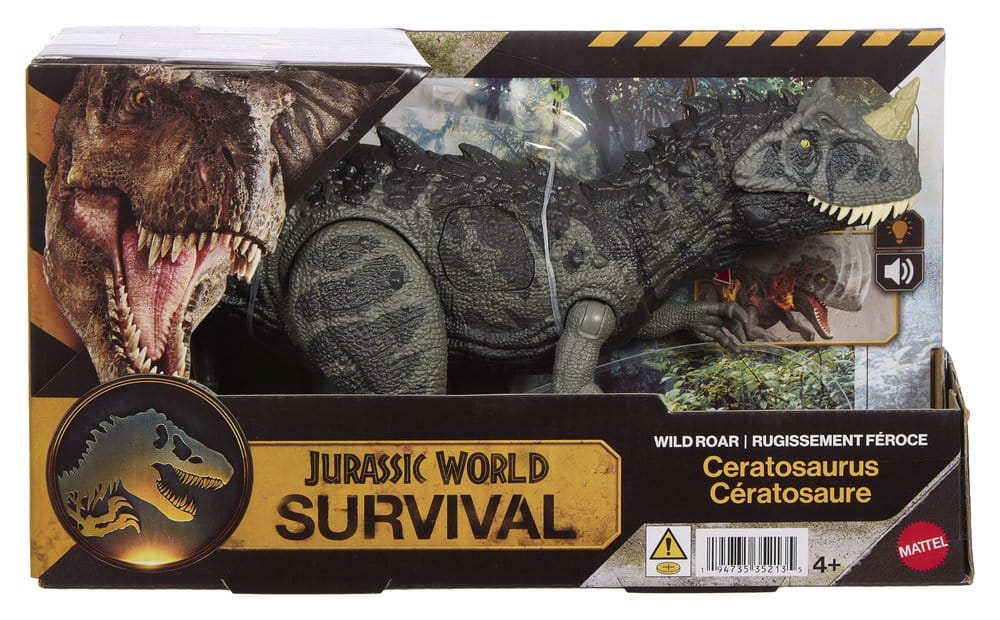 Jurassic World: Survival Actionfigur Wild Roar Ceratosaurus