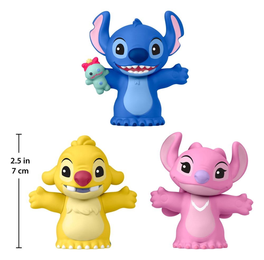 Lilo & Stitch Little People Collector Minifiguren 3er-Pack Stitch & The Cousins 7 cm