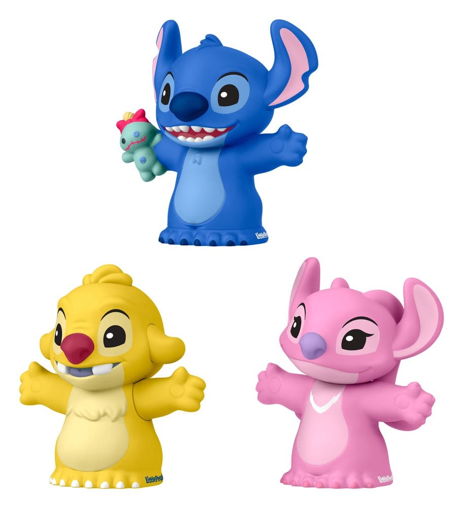 Lilo & Stitch Little People Collector Minifiguren 3er-Pack Stitch & The Cousins 7 cm