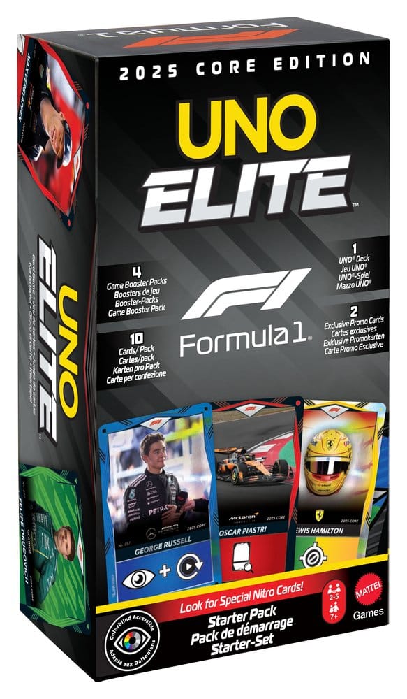 Formula 1 UNO Kartenspiel Elite F1 Starter-Set