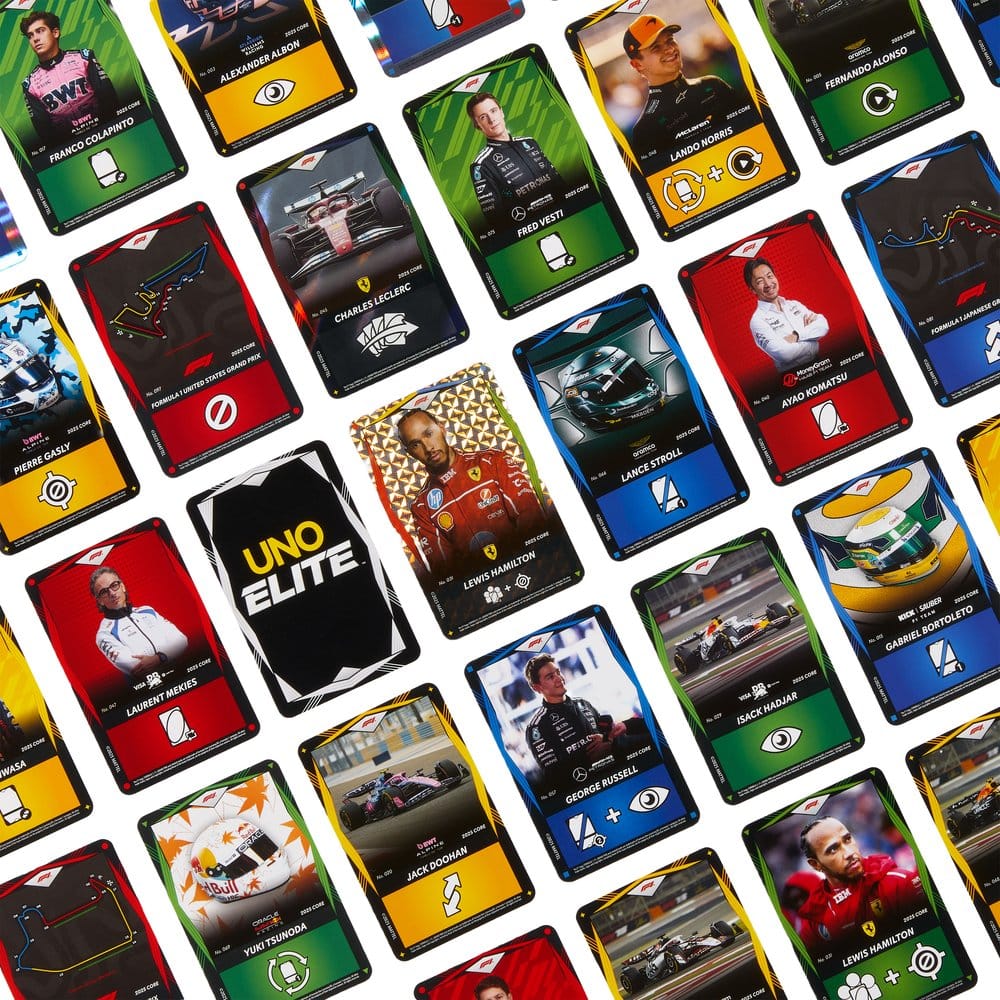 Formula 1 UNO Kartenspiel Elite F1 Starter-Set