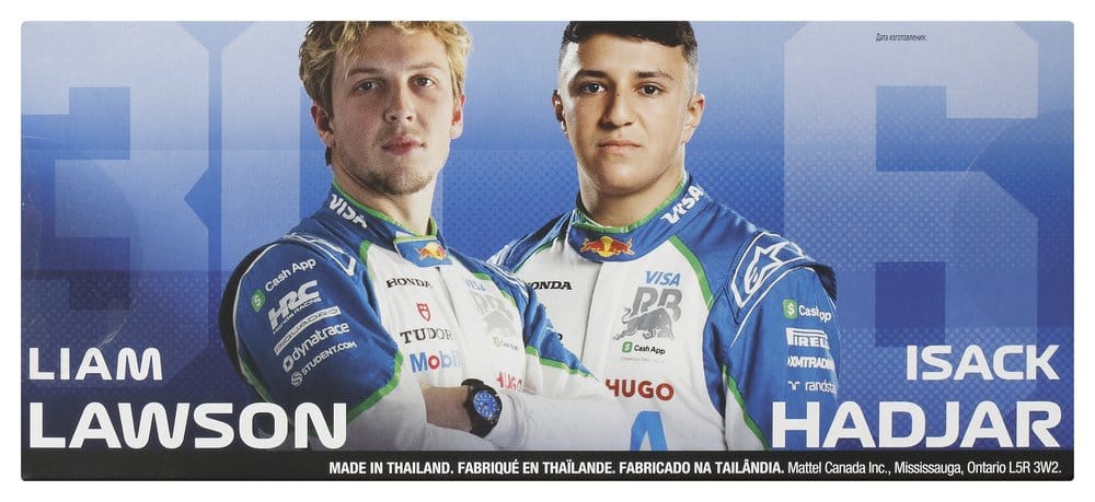 Formel 1 Hot Wheels Premium Die-Cast Fahrzeuge 2er-Pack 1:64 Team Visa Cash App Racing Bulls