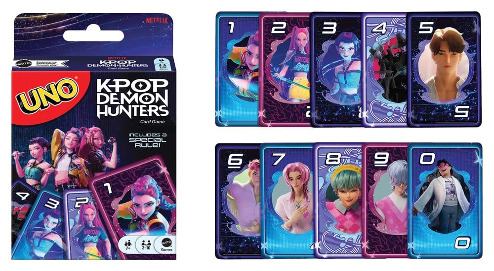 KPop Demon Hunters UNO Kartenspiel
