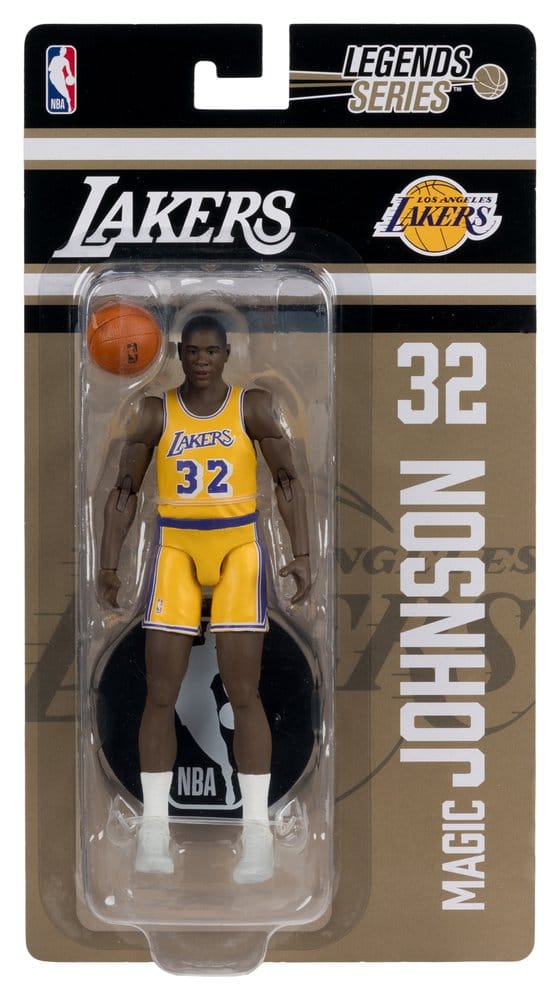 NBA Legends Series Actionfigur Earvin "Magic" Johnson (Los Angeles Lakers) 15 cm