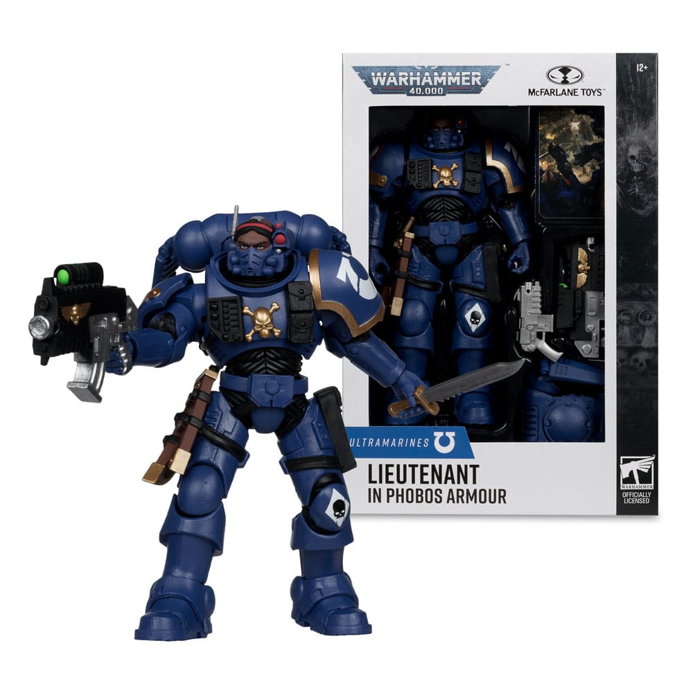 Warhammer 40,000 Actionfigur Lieutenant in Phobos Armor (Ultramarines) 18 cm