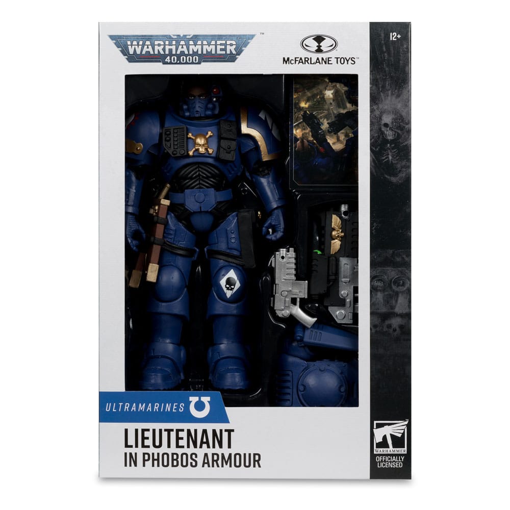 Warhammer 40,000 Actionfigur Lieutenant in Phobos Armor (Ultramarines) 18 cm