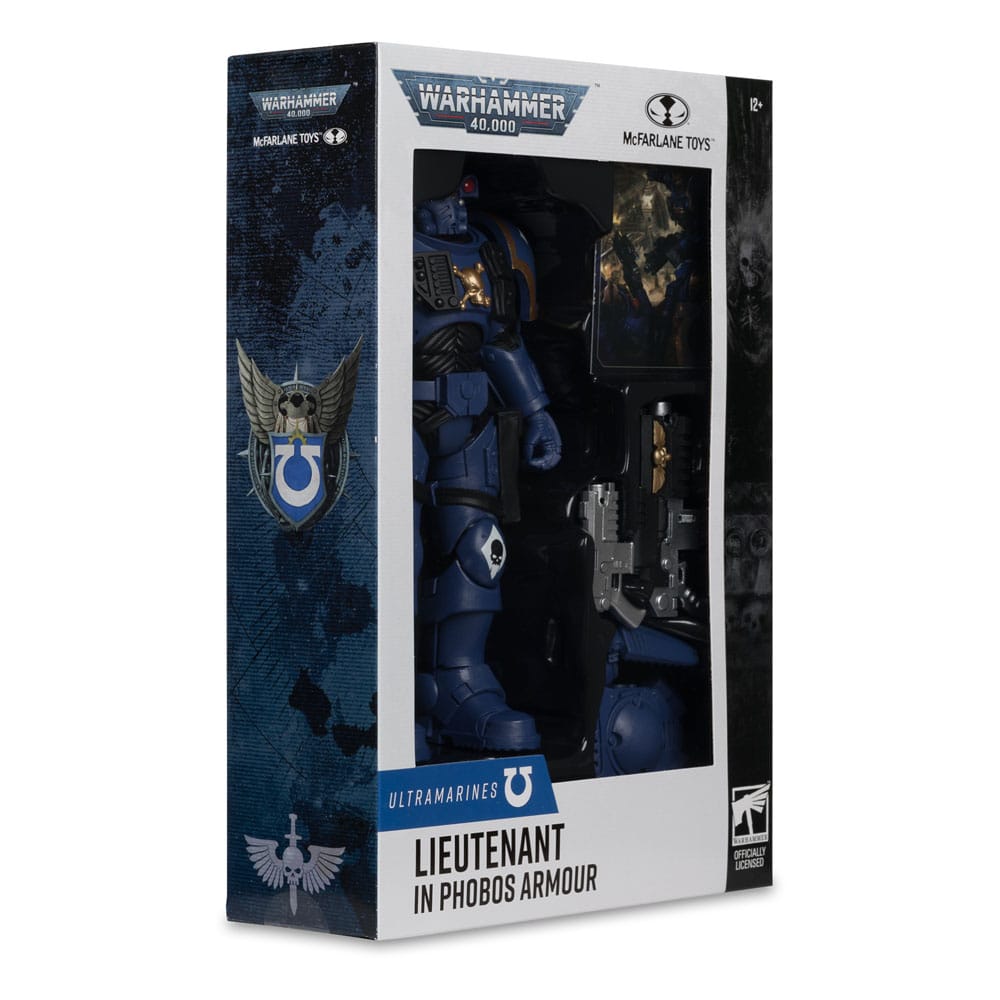 Warhammer 40,000 Actionfigur Lieutenant in Phobos Armor (Ultramarines) 18 cm