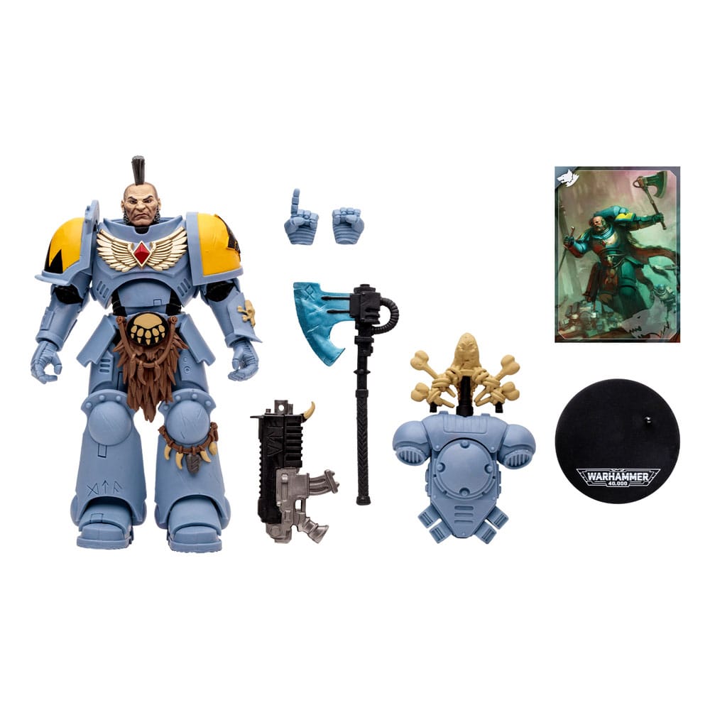 Warhammer 40k Actionfigur Space Wolves Wolf Guard 18 cm