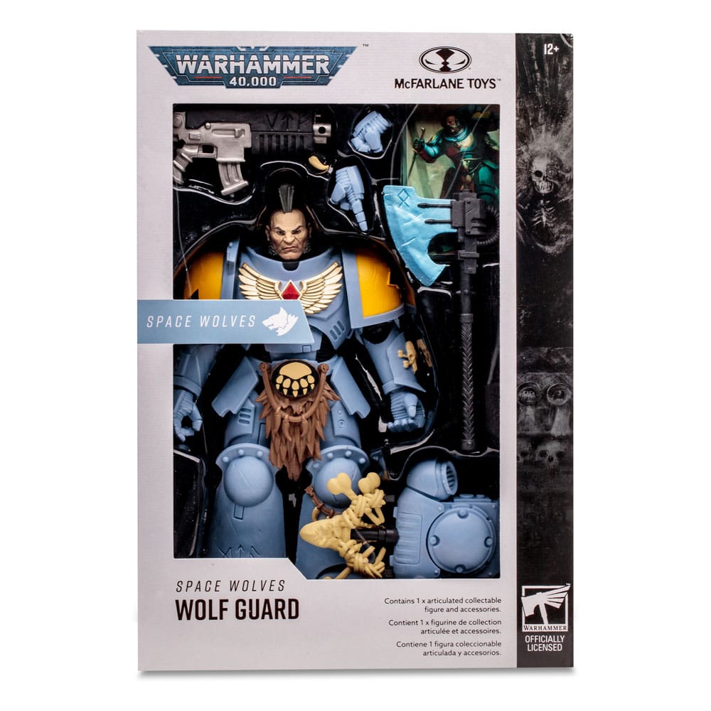 Warhammer 40k Actionfigur Space Wolves Wolf Guard 18 cm