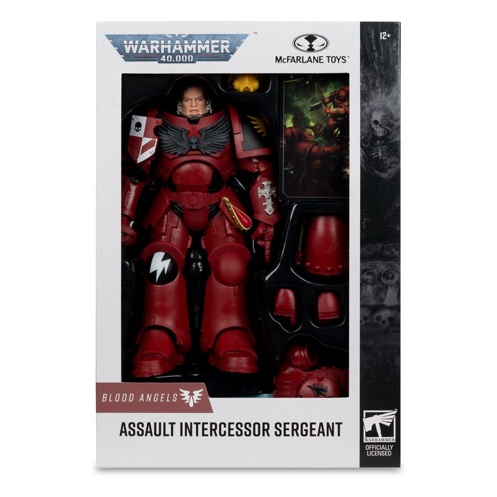 Warhammer 40,000 Actionfigur Assault Intercessor Sergeant (Blood Angel) 18 cm