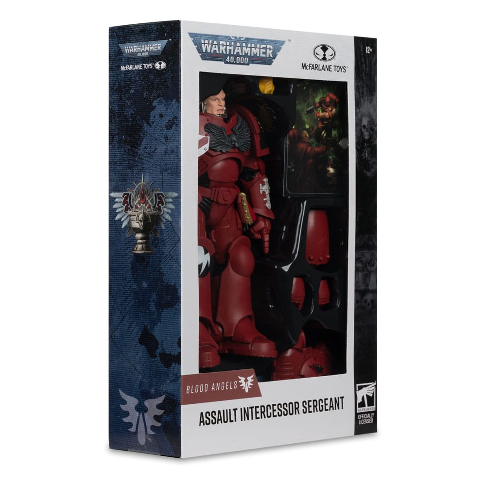 Warhammer 40,000 Actionfigur Assault Intercessor Sergeant (Blood Angel) 18 cm
