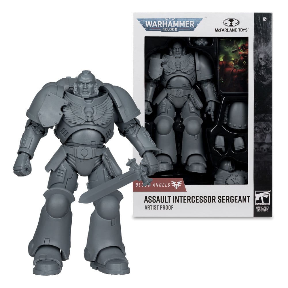Warhammer 40,000 Actionfigur Assault Intercessor Sergeant (Blood Angel) (Artist Proof) 18 cm