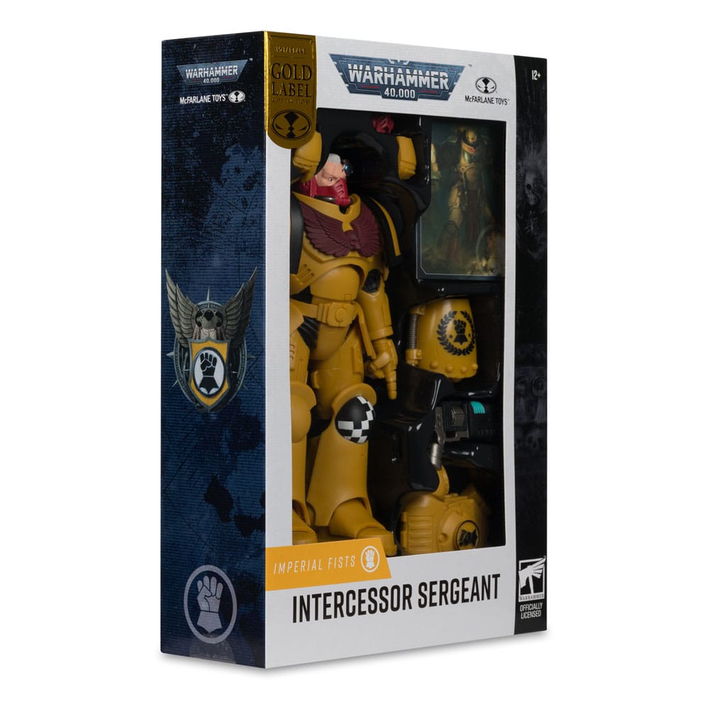 Warhammer 40,000 Actionfigur Intercessor Sergeant (Imperial Fist) (Gold Label) 18 cm