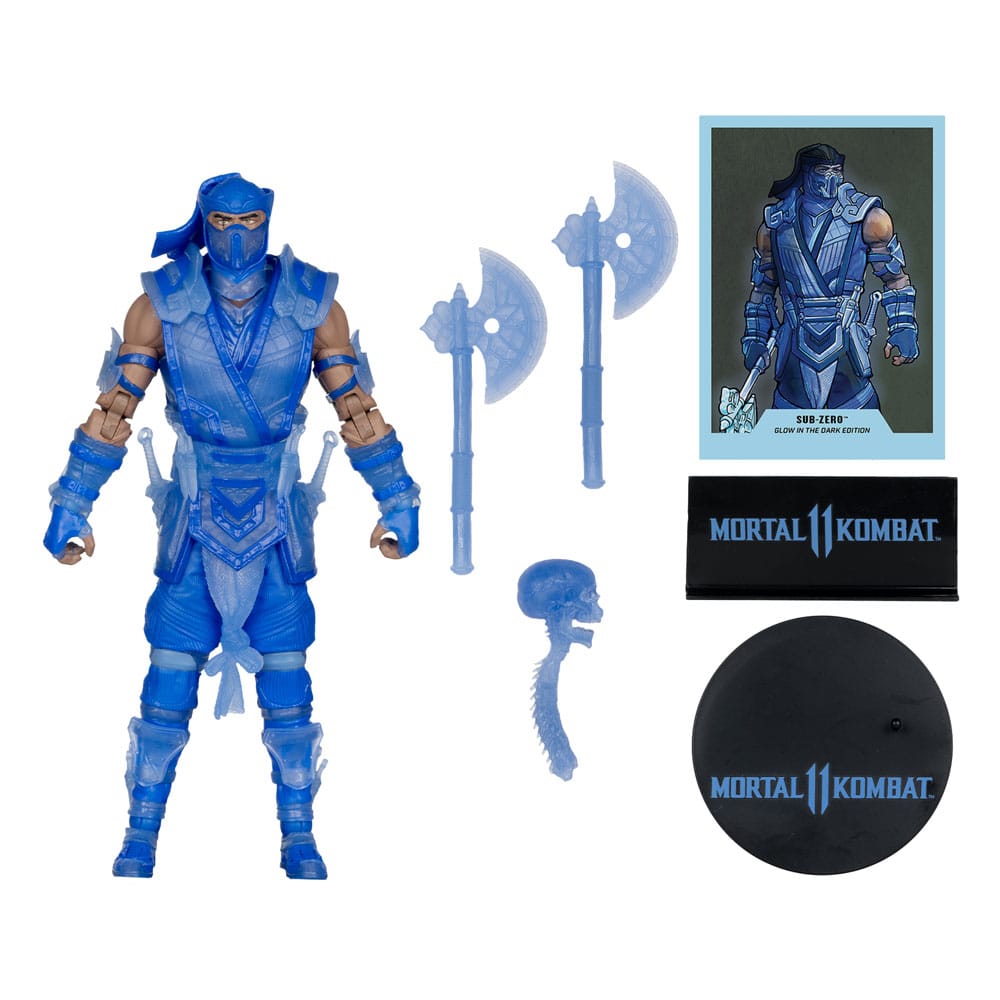 Mortal Kombat Actionfigur Glow in the Dark Edition Sub-Zero (Gold Label) 18 cm