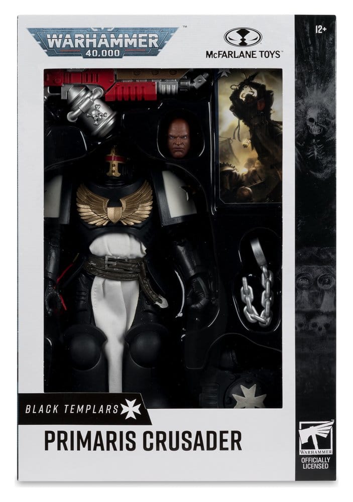 Warhammer 40,000 Actionfigur Primaris Crusader (Black Templars) 18 cm