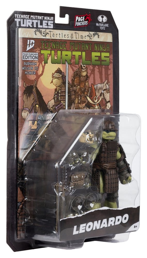 Teenage Mutant Ninja Turtles Page Punchers Actionfigur Leonardo (Turtles in Time) 13 cm