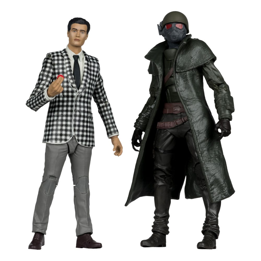 Fallout: New Vegas Statuen 2er-Pack Riot Ranger Armor & Benny Survivor 18 cm