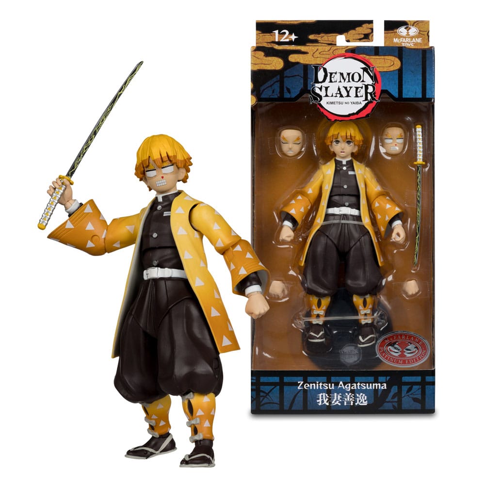 Demon Slayer Actionfigur Zenitsu Agatsuma Plantinum Edition 15 cm