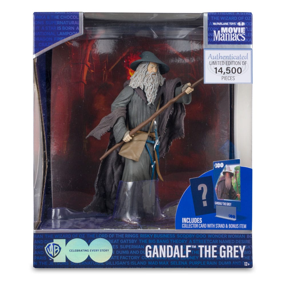 Herr der Ringe Movie Maniacs Actionfigur Gandalf 18 cm