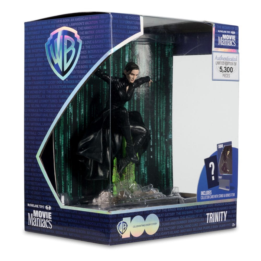 Matrix Movie Maniacs Actionfigur Trinity 15 cm