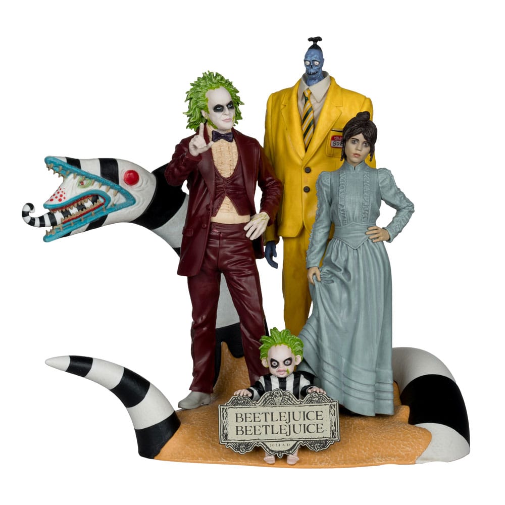 Beetlejuice Beetlejuice Movie Maniacs PVC Statuen 4er-Pack 15 cm