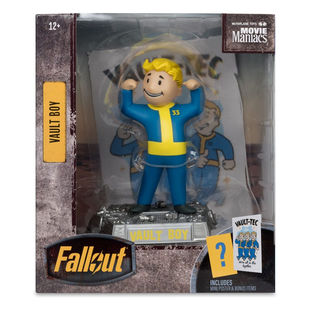 Fallout Movie Maniacs Actionfigur Vault Boy Version 1 14 cm