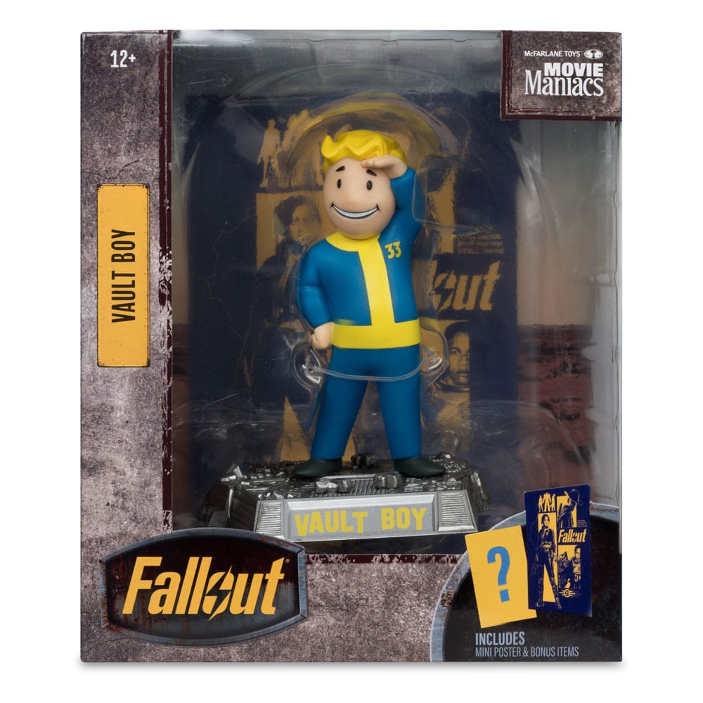 Fallout Movie Maniacs Actionfigur Vault Boy Version 3 14 cm
