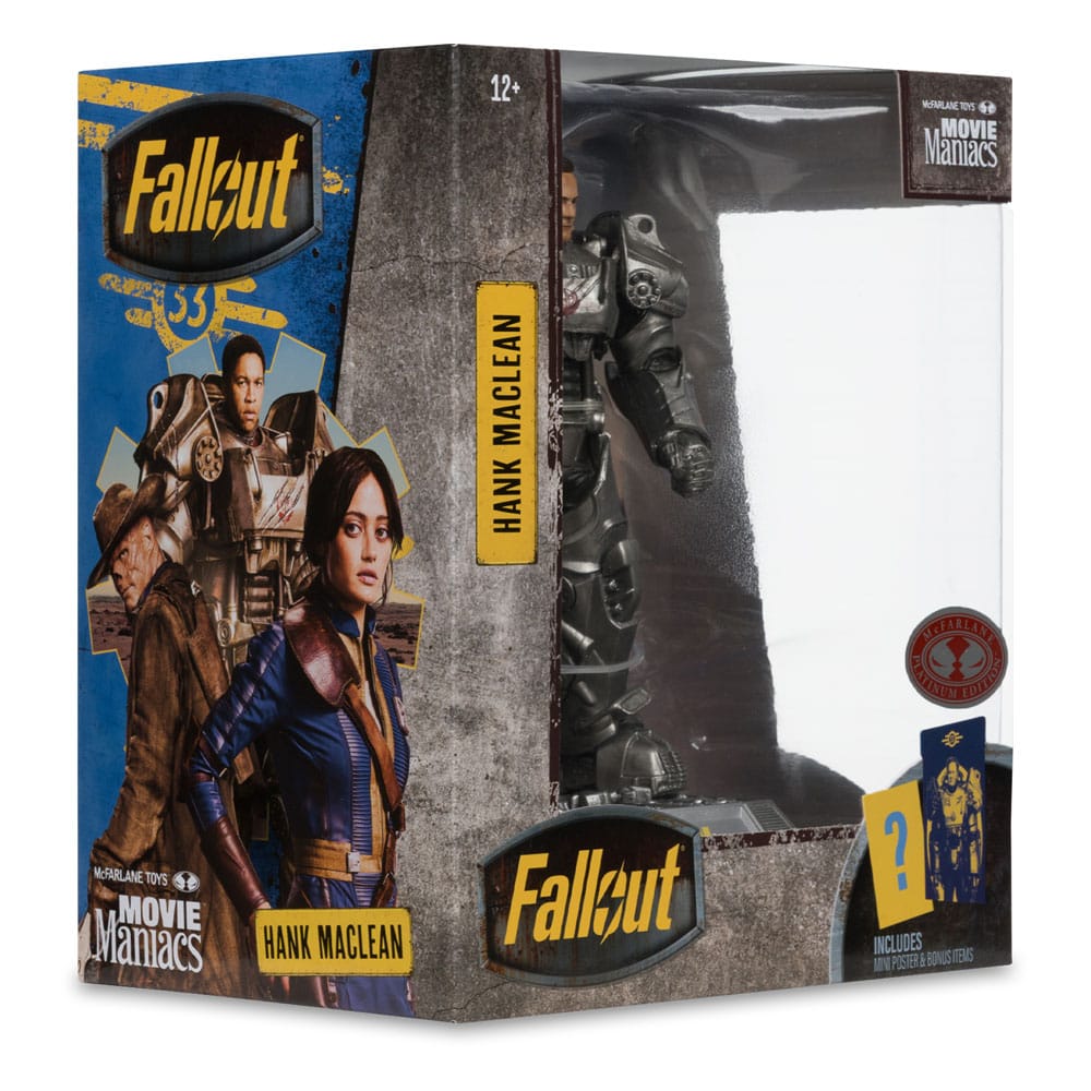Fallout Movie Maniacs Actionfigur Hank Maclean (Season 2) (Red Platinum Edition) 17 cm
