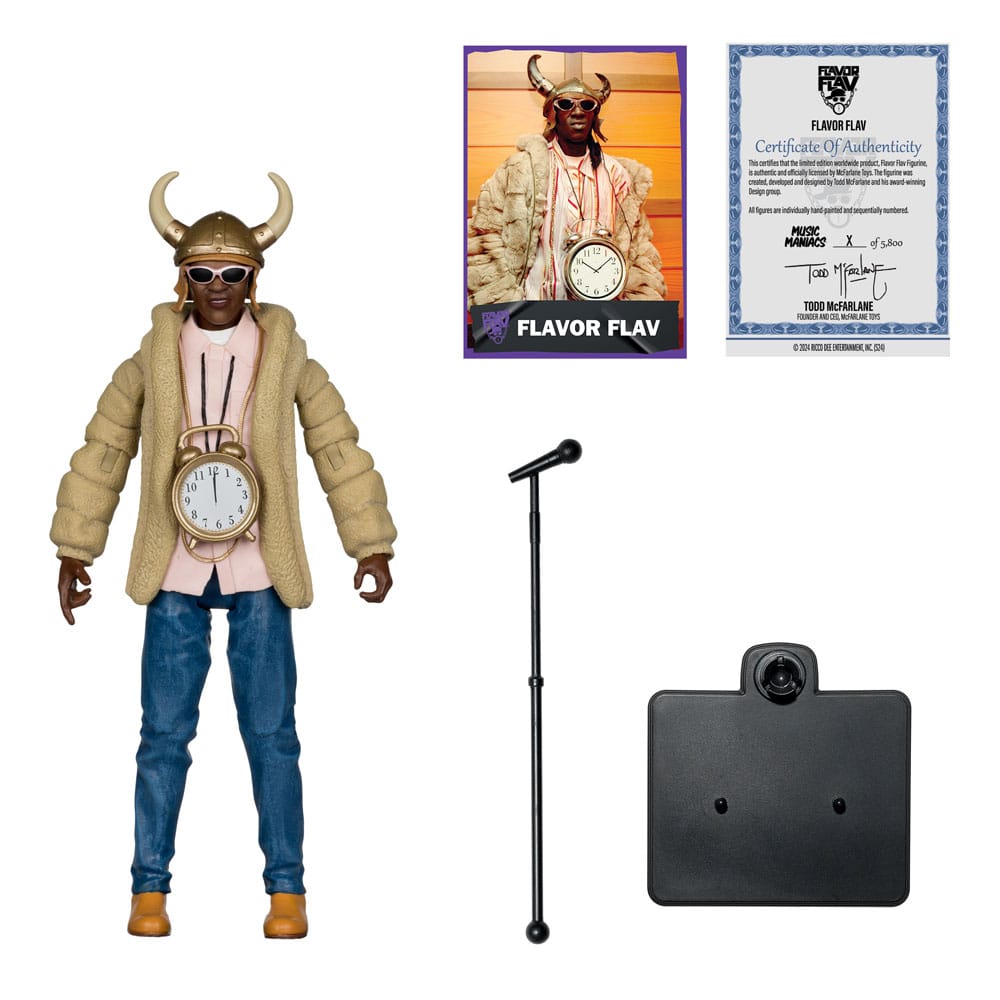 Music Maniacs Hip Hop Actionfigur Flavor Flav 16 cm