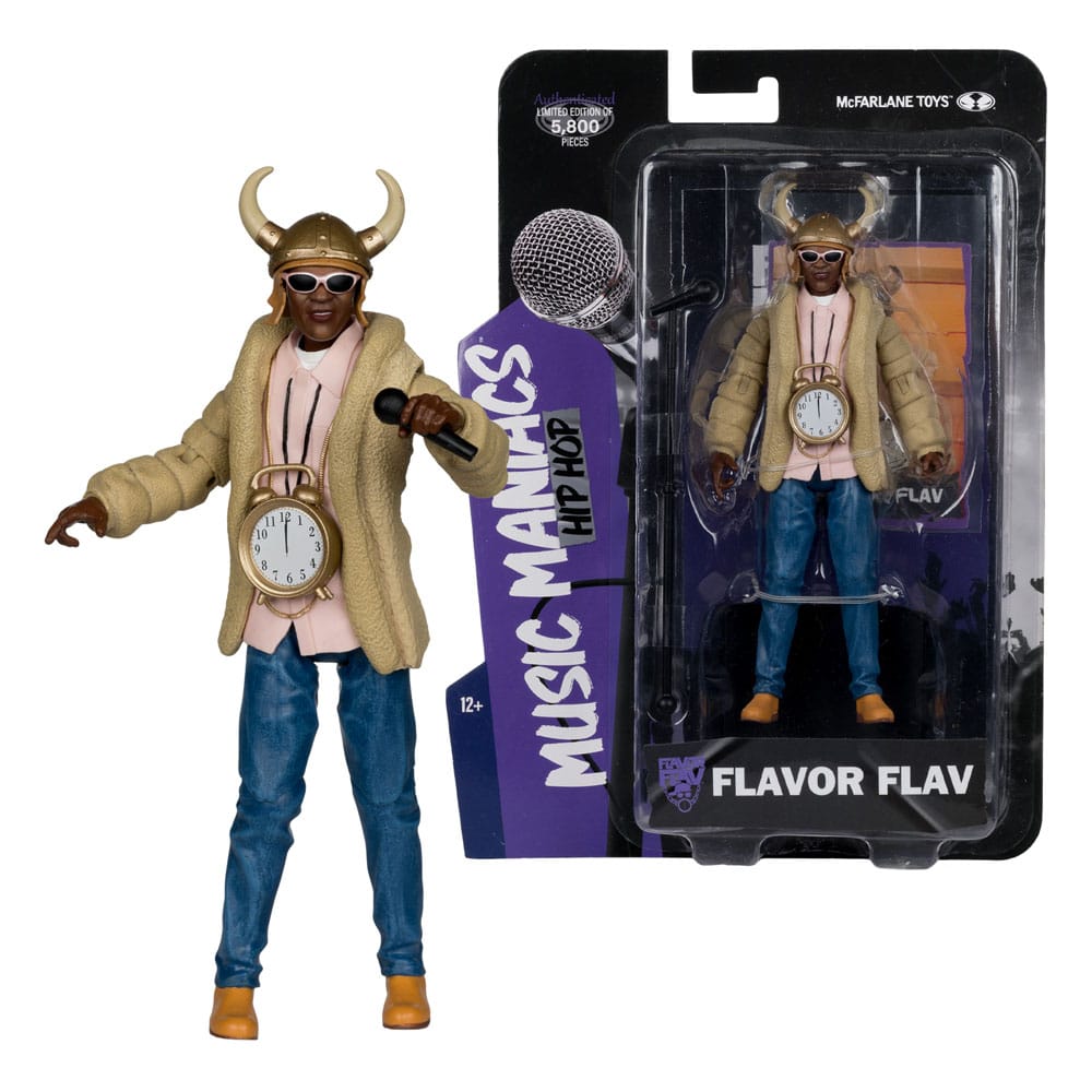 Music Maniacs Hip Hop Actionfigur Flavor Flav 16 cm