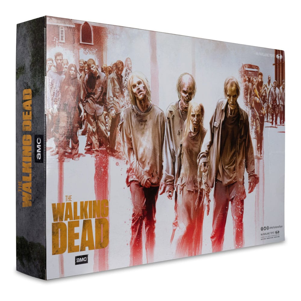 The Walking Dead Actionfiguren 4er-Pack Walkers 13 cm