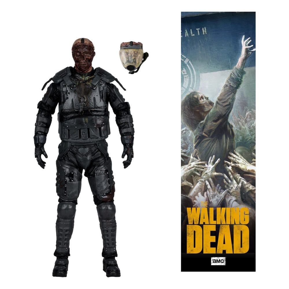 The Walking Dead Actionfigur Gas Mask Zombie (Season 4) 13 cm