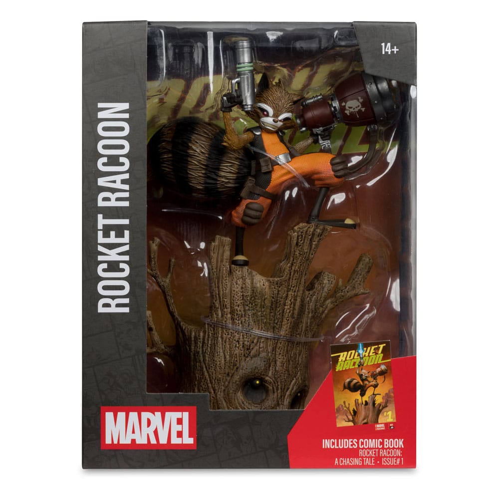 Marvel Collection PVC Statue 1/6 Rocket Racoon (Rocket Racoon: A Chasing Tale #1) 18 cm