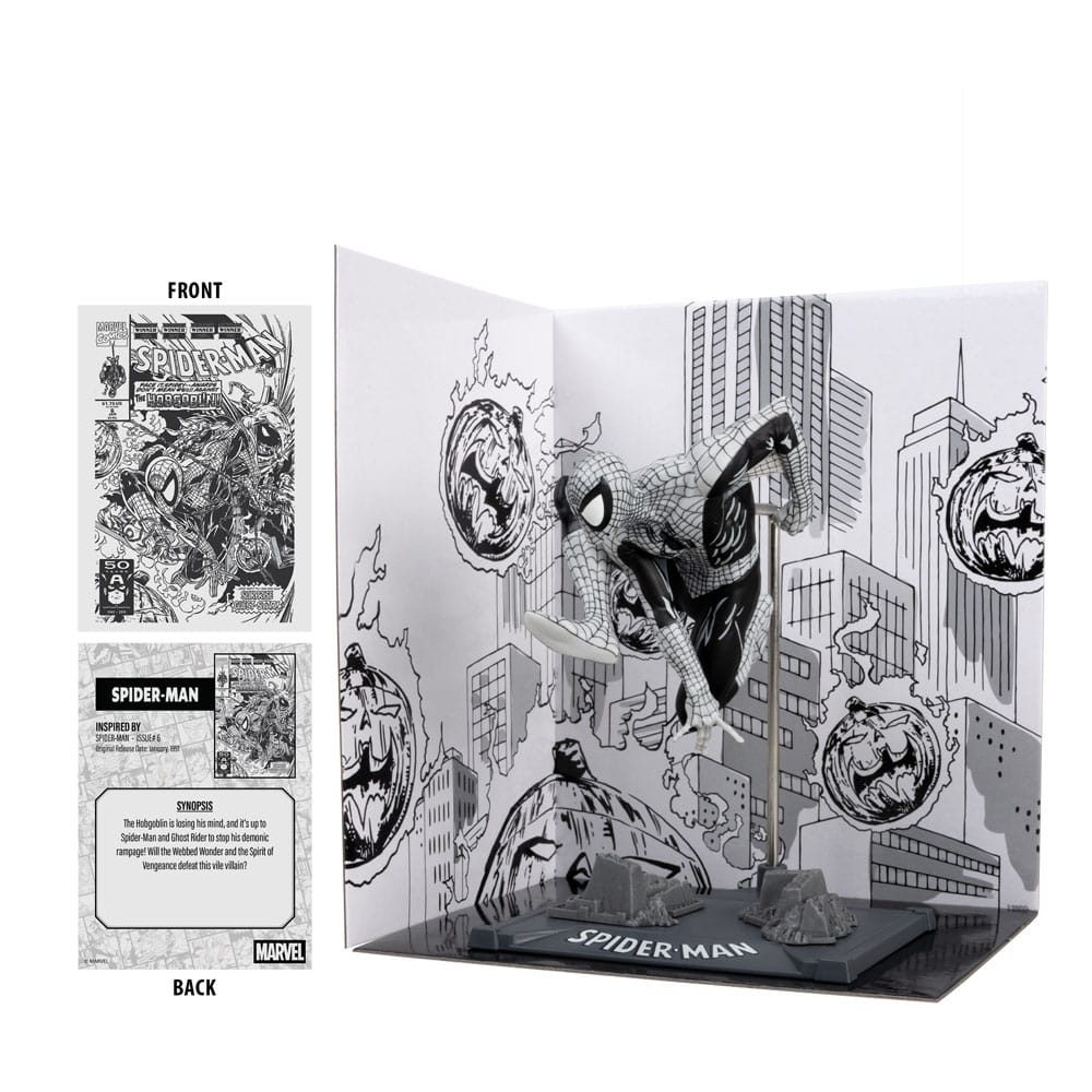 Marvel Collection PVC Statue 1/10 Spider-Man (Spider-Man #6)(Line Art)(Gold Label) 10 cm