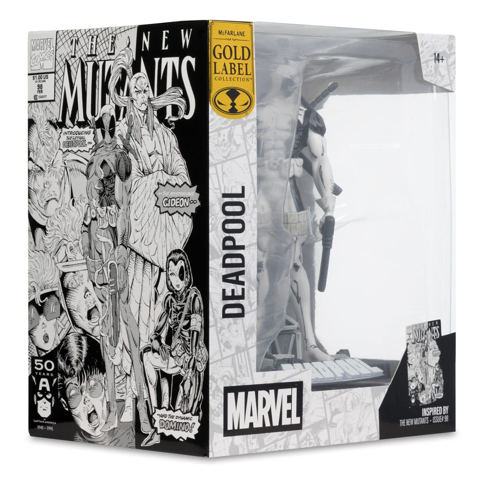 Marvel Collection PVC Statue 1/10 Deadpool (The New Mutants #98) (Line Art) (Gold Label) 17 cm