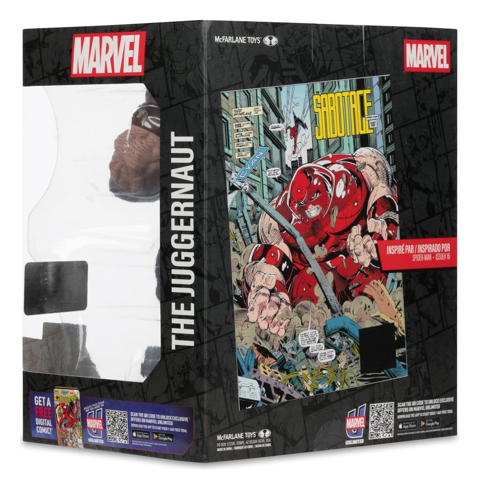 Marvel Collection PVC Statue 1/10 The Juggernaut (Spider-Man #16) Gold Label 17 cm