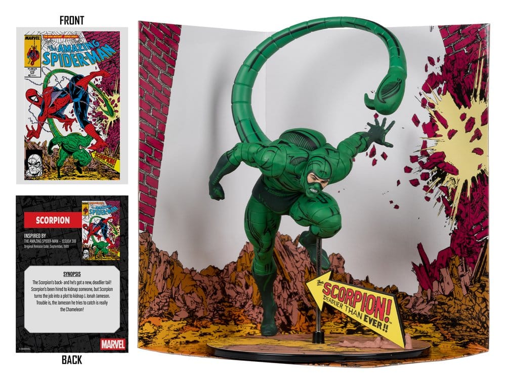 Marvel Collection PVC Figur 1/10 Scorpion (The Amazing Spider-Man #318) 17 cm