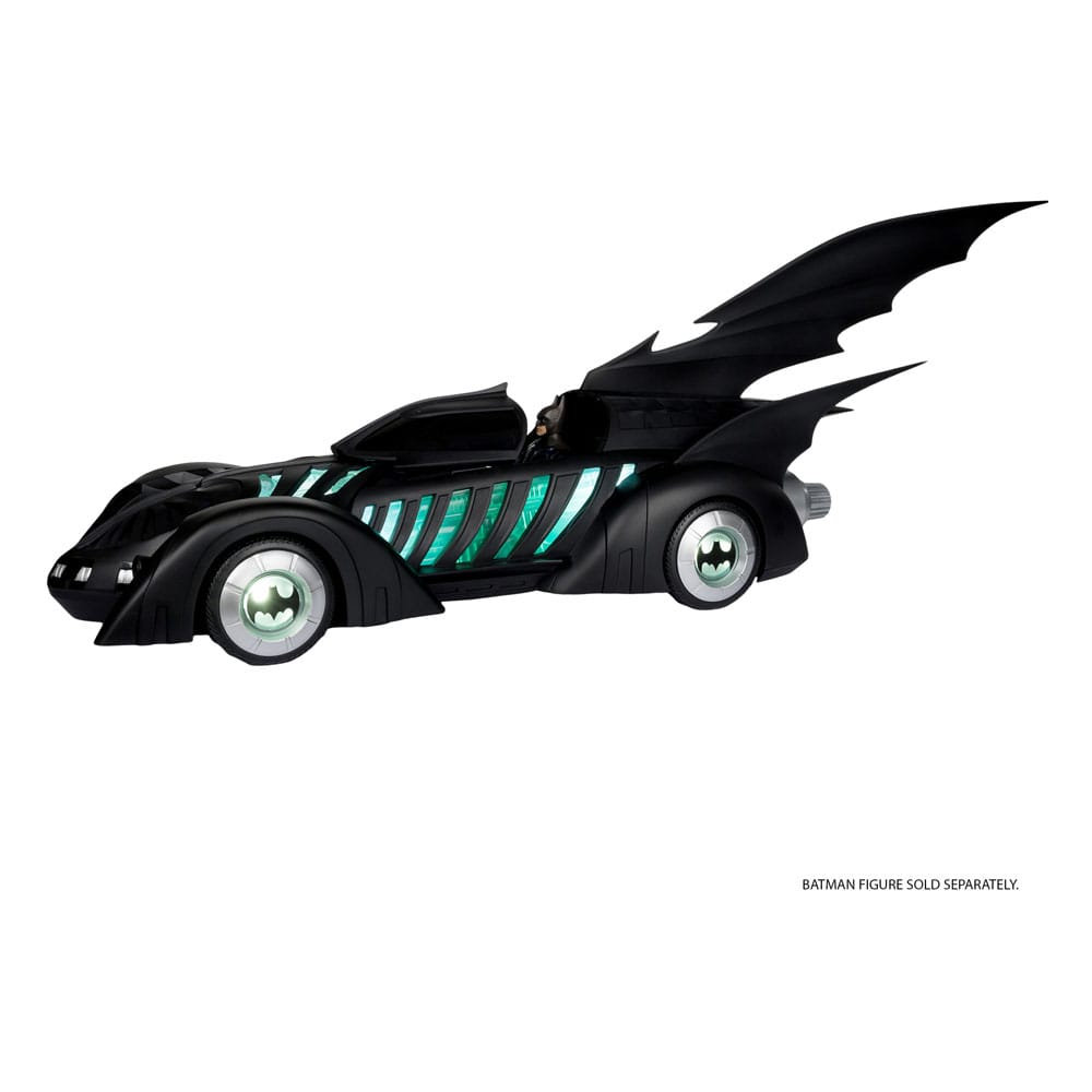 Batman Forever DC Multiverse Actionfigur mit Fahrzeug Alfred Pennyworth & Batmobile (Gold Label) 79 cm