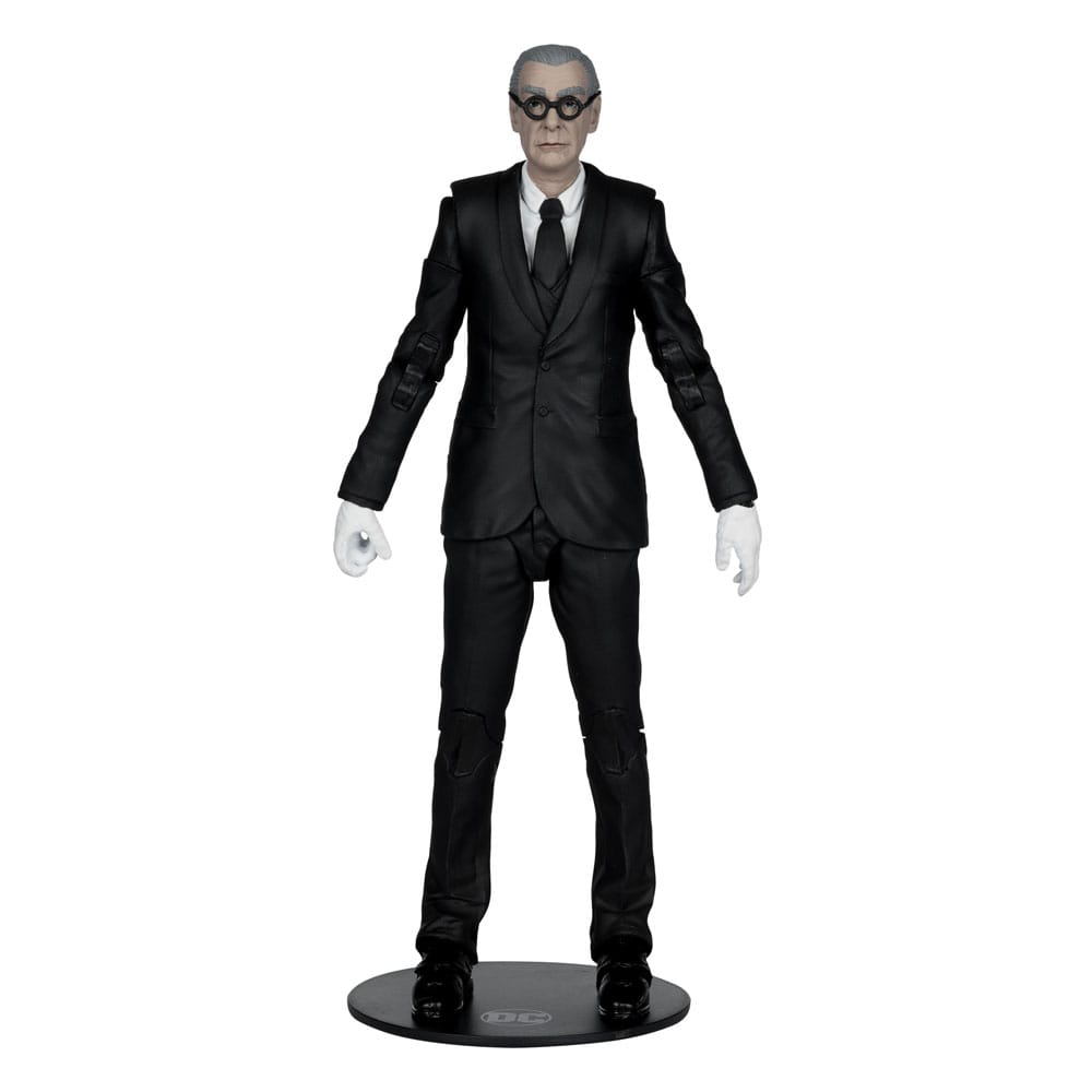 Batman Forever DC Multiverse Actionfigur mit Fahrzeug Alfred Pennyworth & Batmobile (Gold Label) 79 cm