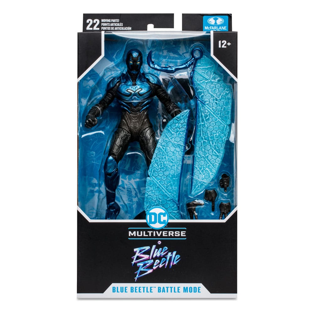 DC Blue Beetle Actionfigur Blue Beetle (Battle Mode) 18 cm