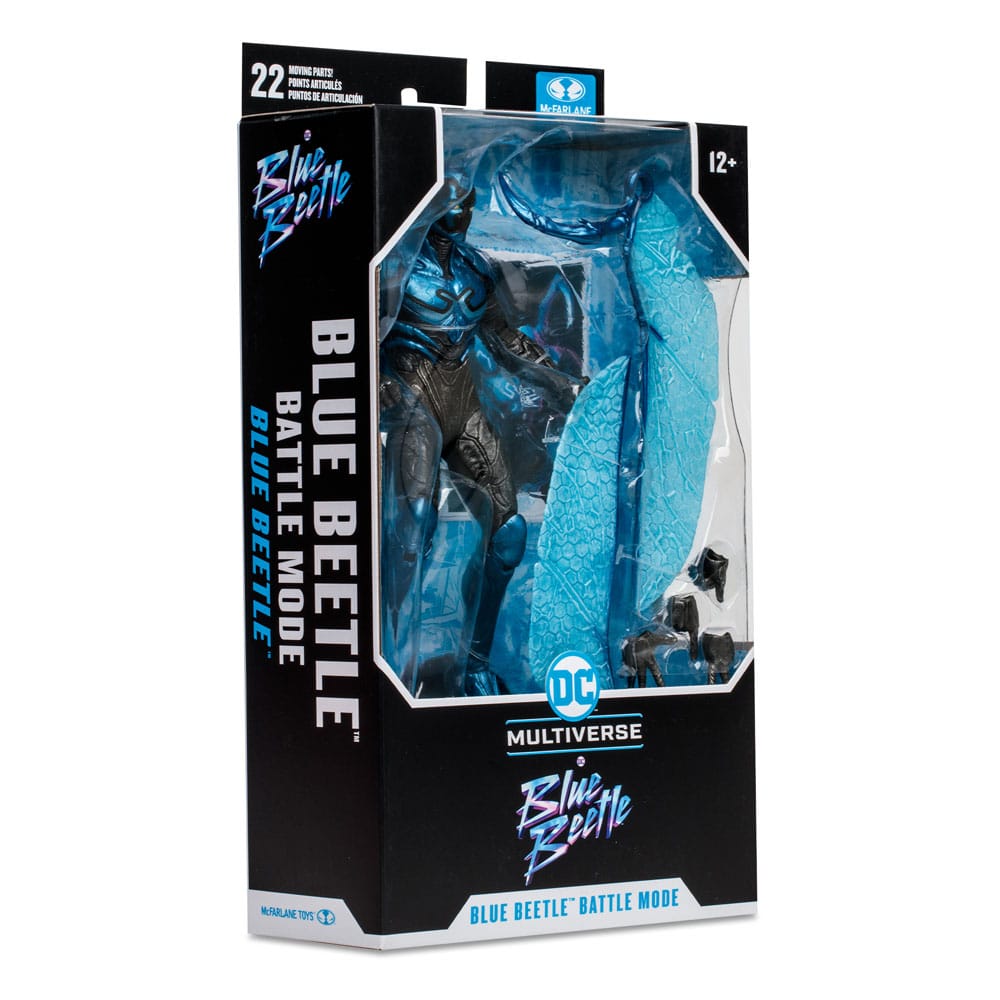 DC Blue Beetle Actionfigur Blue Beetle (Battle Mode) 18 cm