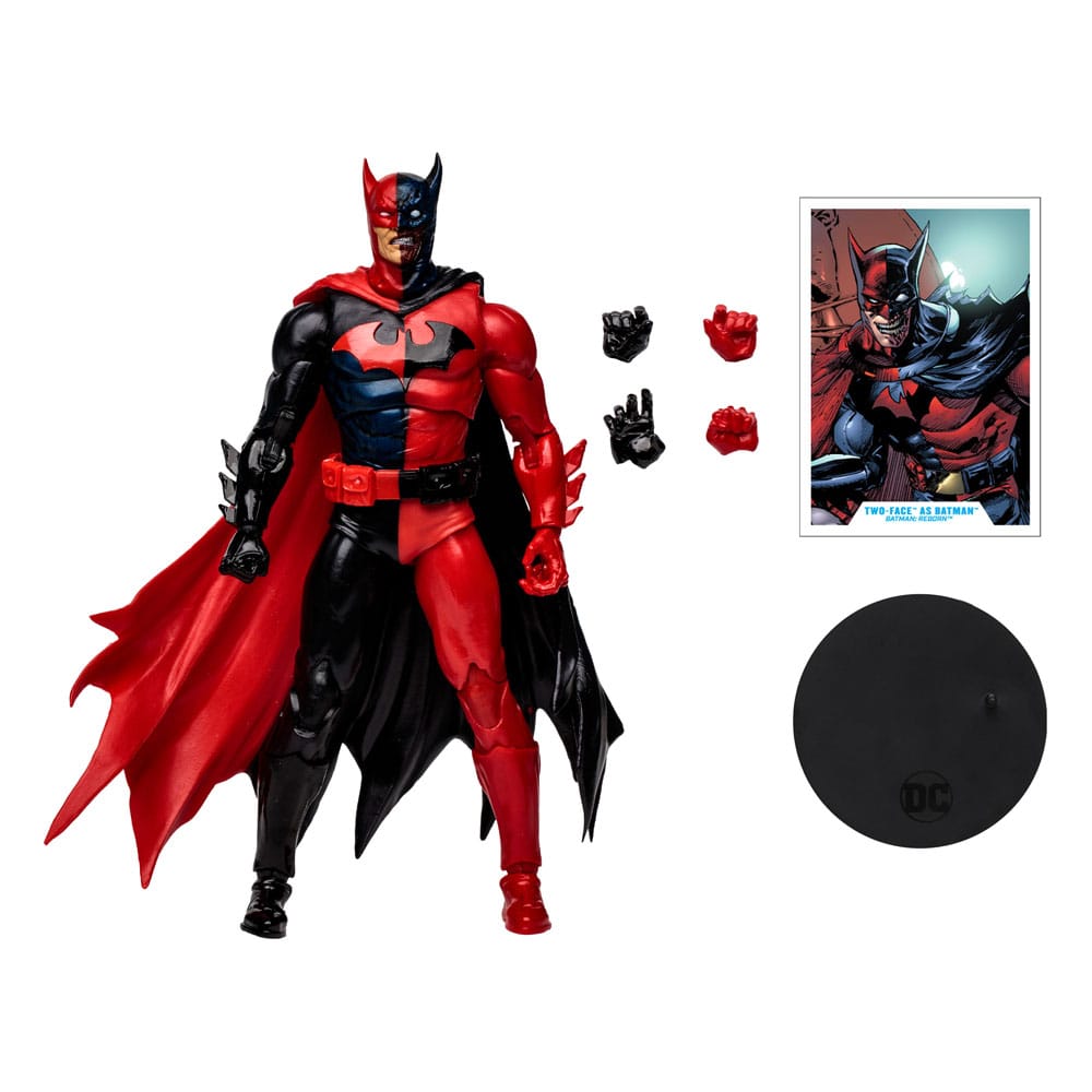DC Multiverse Actionfigur Two-Face as Batman (Batman: Reborn) 18 cm