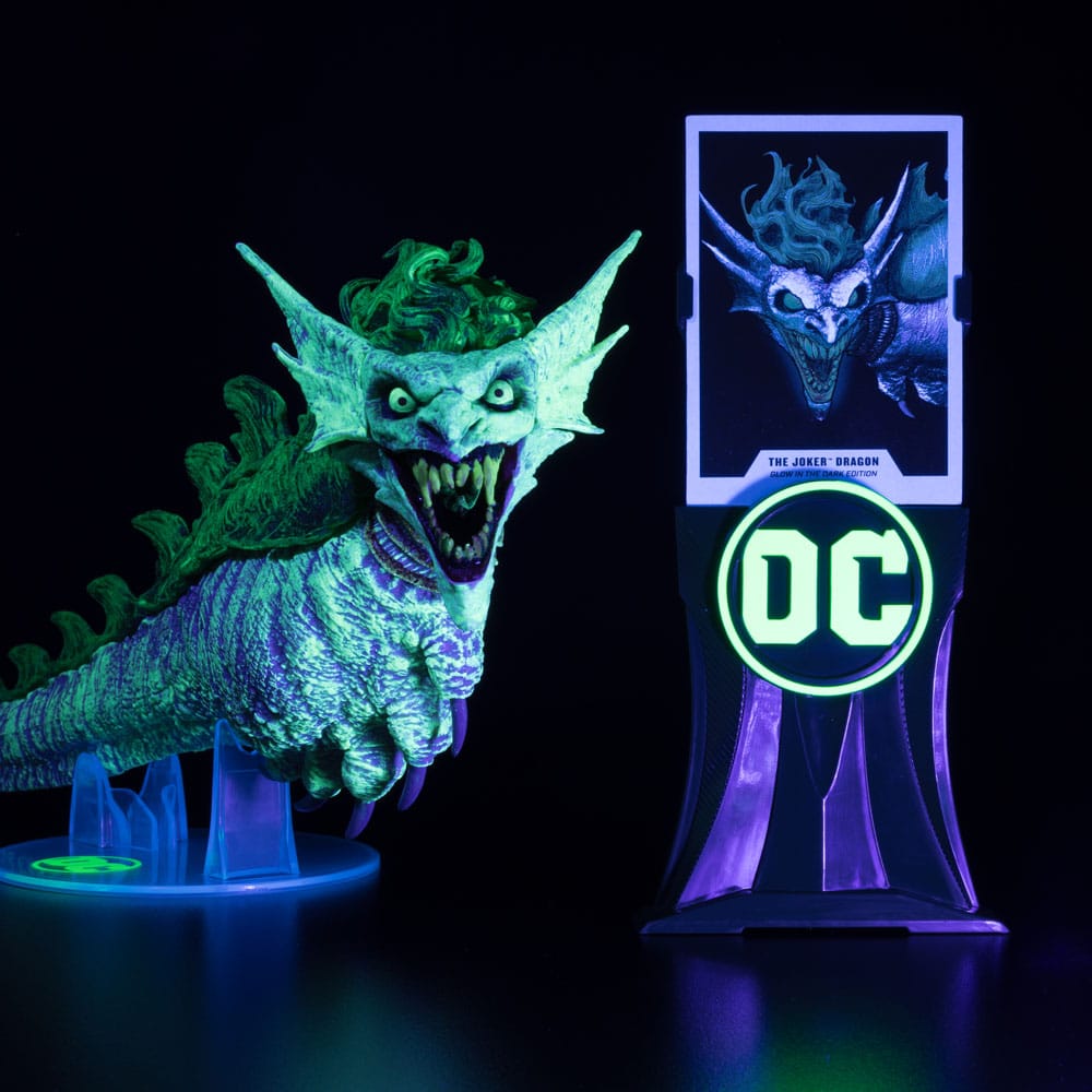 Dark Nights: Metal DC Multiverse Actionfigur The Joker Dragon Glow in the Dark Edition (Gold Label) 25 cm
