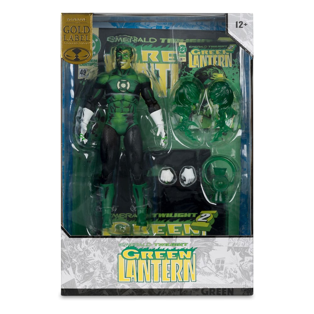 DC Multiverse McFarlane Cover Recreations Actionfigur Green Lantern (Emerald Twilight) (Gold Label) 18 cm