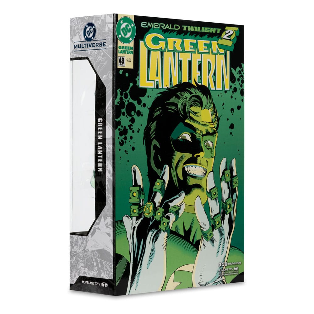 DC Multiverse McFarlane Cover Recreations Actionfigur Green Lantern (Emerald Twilight) (Gold Label) 18 cm