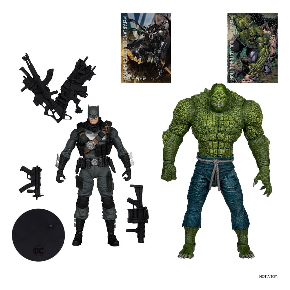 DC Multiverse McFarlane Collector Edition Actionfiguren 2er-Pack #03 Batman vs. Killer Croc 18 cm